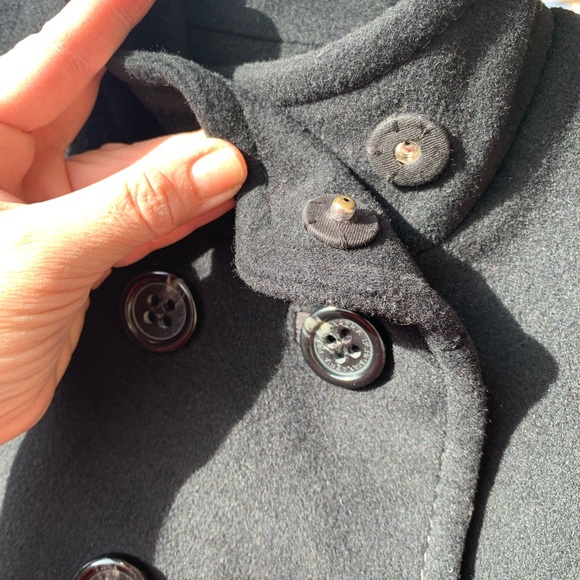 BCBG Maxazria black wool pea coat size XS - Picture 11 of 16